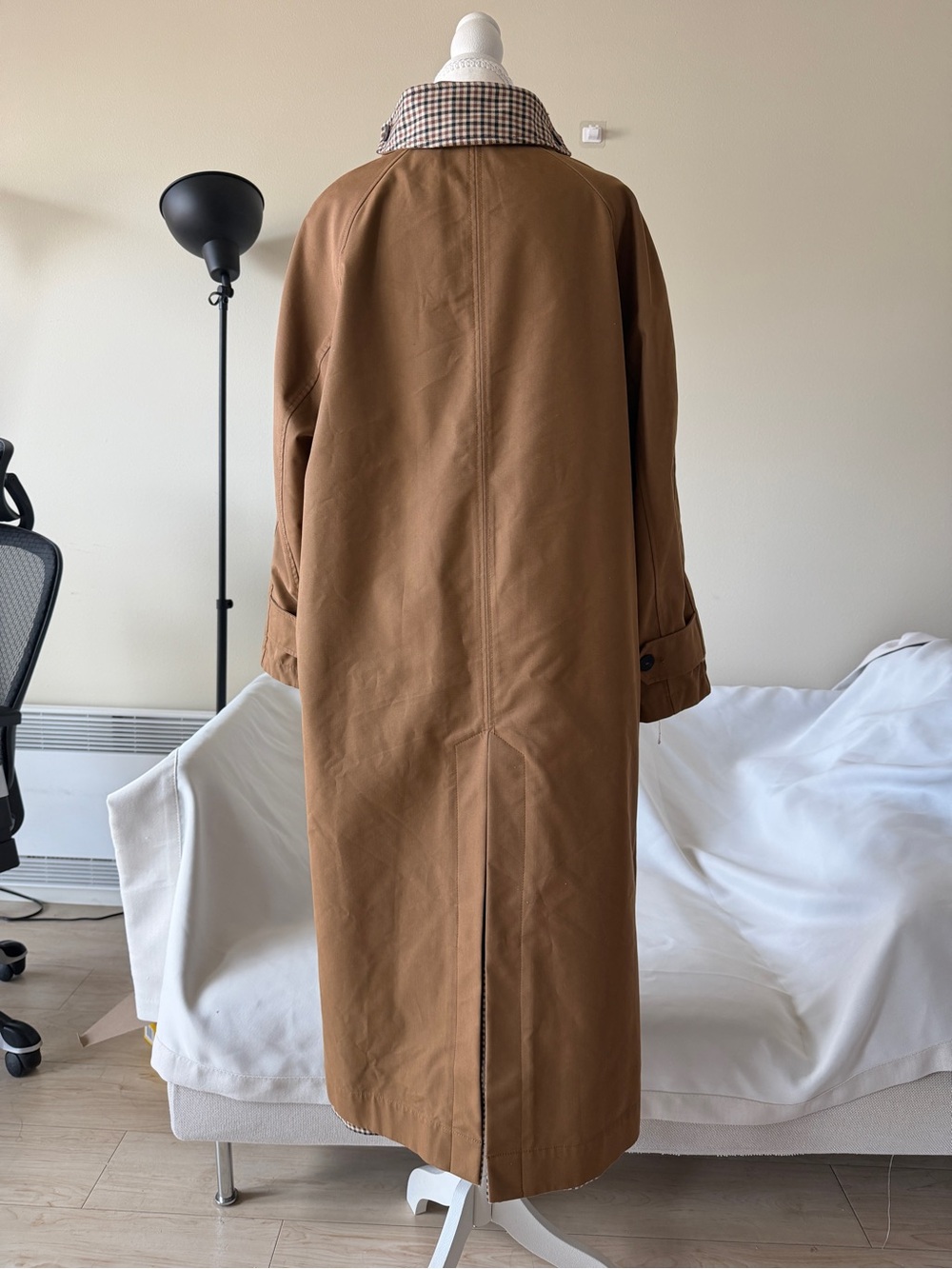 Zara collection réversible trench coat - Picture 7 of 8